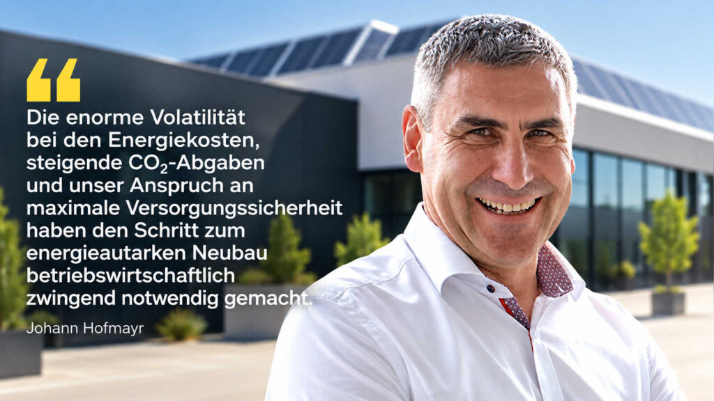 Energieautarker Firmenneubau der Raum-K GmbH in Memmingen mit Johann Hofmayr